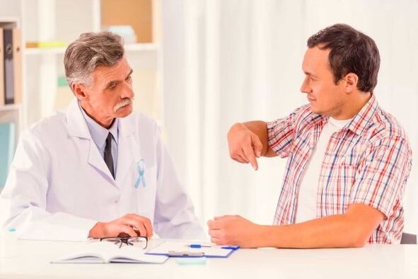 Bei bakterieller Prostatitis einen Arzt aufsuchen