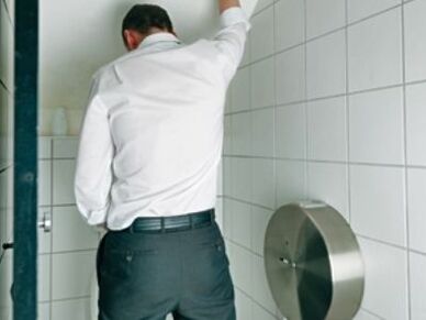 Häufiger Harndrang bei Männern mit Prostatitis