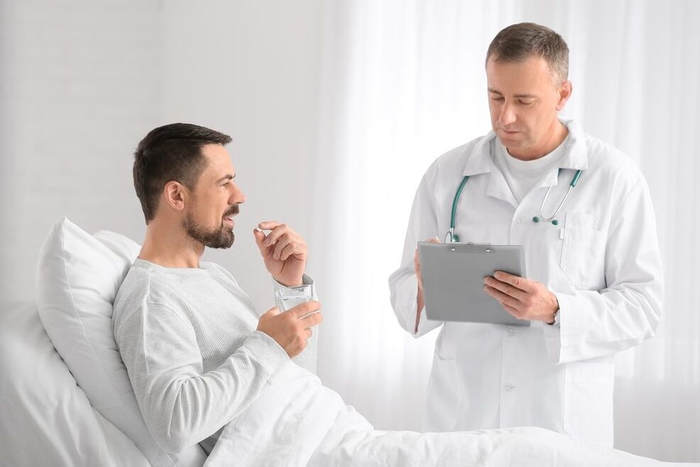 Medikamente gegen Prostatitis müssen von einem Arzt verschrieben werden
