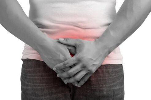 Schmerzen im Perineum bei Prostatitis